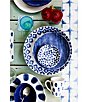 Color:Blue - Image 3 - Santorini Dot Pasta Bowl