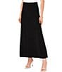 Color:Rich Black - Image 1 - A-Line Pull-On Maxi Skirt