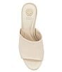 Color:Creamy White - Image 6 - Alyysa Leather Slide Sandals