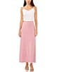 Color:Pink Shadow - Image 3 - Ity Knit Pull On A-Line Maxi Skirt