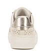 Color:Creamy White - Image 3 - Jenlie Leather Sport Sneakers