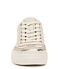 Color:Creamy White - Image 5 - Jenlie Leather Sport Sneakers