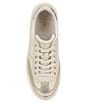 Color:Creamy White - Image 6 - Jenlie Leather Sport Sneakers