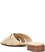 Color:Ecru - Image 3 - Maydree Leather Crossband Sandals