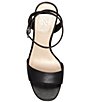 Color:Black - Image 6 - Pendry Leather Ankle Strap Platform Sandals