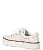 Color:White - Image 3 - Randay Leather Lace-Up Sneakers