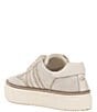 Color:Beige - Image 4 - Reilly Canvas Lace-Up Sneakers