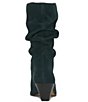 Color:Evergreen - Image 3 - Sensenny Suede Western Cone Heel Mid Boots