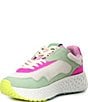 Color:Pink/Mint/Yellow - Image 4 - Starling Mesh Colorblock Sneakers