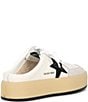 Color:White/Multi - Image 2 - Val Rhinestone Star Sneaker Mules