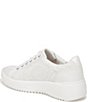Color:White Lace - Image 4 - Kearny Leather and Lace Platform Lace-Up Sneakers