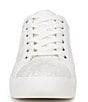 Color:White Lace - Image 6 - Kearny Leather and Lace Platform Lace-Up Sneakers