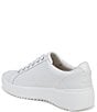 Color:White - Image 4 - Kearny Leather Platform Lace-Up Sneakers