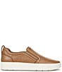 Color:Tan - Image 2 - Kimmie Leather Platform Slip-On Sneakers