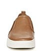Color:Tan - Image 6 - Kimmie Leather Platform Slip-On Sneakers