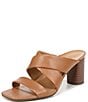 Color:Toffee - Image 6 - Merlot Leather Banded Sandals