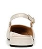 Color:Cream - Image 3 - Petaluma Leather Slingback Cap Toe Flats