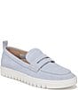 Color:Skyway - Image 1 - Uptown Suede Packable Travel Penny Loafers