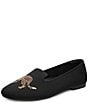 Color:Black Cheetah - Image 5 - Audrey Stretch Knit Cheetah Loafers