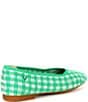 Color:Green Ginghan - Image 2 - Margot 2.0 Stretch Knit Flats