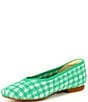 Color:Green Ginghan - Image 4 - Margot 2.0 Stretch Knit Flats