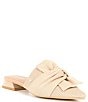 Color:Almond - Image 1 - Yaffa Stretch Knit Bow Mules