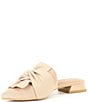 Color:Almond - Image 4 - Yaffa Stretch Knit Bow Mules