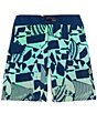 Color:Electric Green/Blue - Image 1 - Big Boys 8-20 Uproar Mod 16#double; Outseam Board Shorts