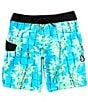 Color:Clearwater - Image 1 - Lido Print Mod 20#double; Outseam Board Shorts
