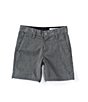 Color:Charcoal Heather - Image 1 - Little Boys 2T-7 Frickin' Chino Shorts