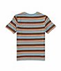 Color:Celestial Blue - Image 2 - Little Boys 2T-7 Short Sleeve Commixt Crew T-Shirt