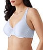 Color:Ancient Water - Image 4 - Basic Beauty Full Figure Seamless Underwire Bra
