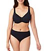 Color:Black - Image 3 - Basic Beauty Spacer Underwire Full-Busted T-Shirt Bra