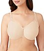 Color:Natural Nude - Image 1 - Bodysuede® Ultra Full Figure Seamless Underwire T-Shirt Bra