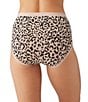 Color:Cheetah - Image 2 - Cheetah Print Understated Cotton Brief Panty