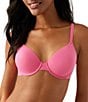 Color:Hot Pink - Image 1 - Comfort First Seamless Underwire T-Shirt Bra