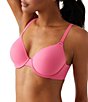 Color:Hot Pink - Image 4 - Comfort First Seamless Underwire T-Shirt Bra