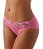 Color:Hot Pink/Multi - Image 3 - Embrace Lace® Sheer Mesh Bikini Panty