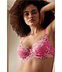 Color:Hot Pink/Multi - Image 6 - Embrace Lace® Underwire Bra