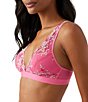 Color:Hot Pink/Multi - Image 4 - Embrace Lace® Wire Free Convertible Bra