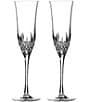 Color:Clear - Image 1 - Crystal Lismore Essence Champagne Flute Pair