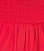 Color:Punch Pink - Image 3 - Square Neck Sleeveless Midi Tank Dress