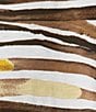 Color:Watercolor Tiger - Image 4 - Knit Tiger Print 3/4 Sleeve Crew Neck Top