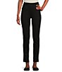 Color:Black - Image 1 - Petite Size the HIGH RISE fit Skinny Pants