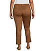 Color:Cognac - Image 2 - Plus Size the HIGH RISE fit High Rise Skinny Ankle Pants