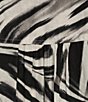 Color:Playful Zebra - Image 4 - Plus Size Zebra Printed Tie Short Sleeve Y-Neck Top