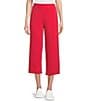 Color:Tomato Puree - Image 1 - Soft Touch Mid-Rise Side Seam Pocket Pull-On Capri Pant