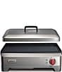 Color:Stainless Steel - Image 1 - Electric Griddle with Red Knob