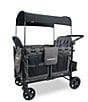 Color:Charcoal Gray - Image 1 - W4 Elite 4-Seater Quad Stroller Wagon