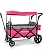 Color:Pretty-N-Pink - Image 1 - X2 Push + Pull 2-Seater Stroller Wagon
